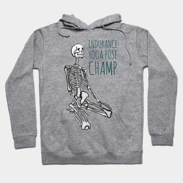 Endurance Yoga Pose Champ Hoodie by IcarusPoe